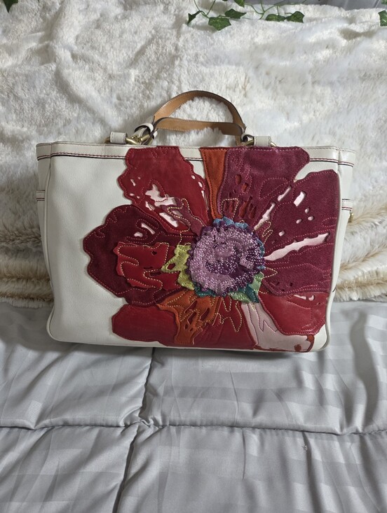 Coach Handbags - Coach Poppy "For Peace" Tote Bag
